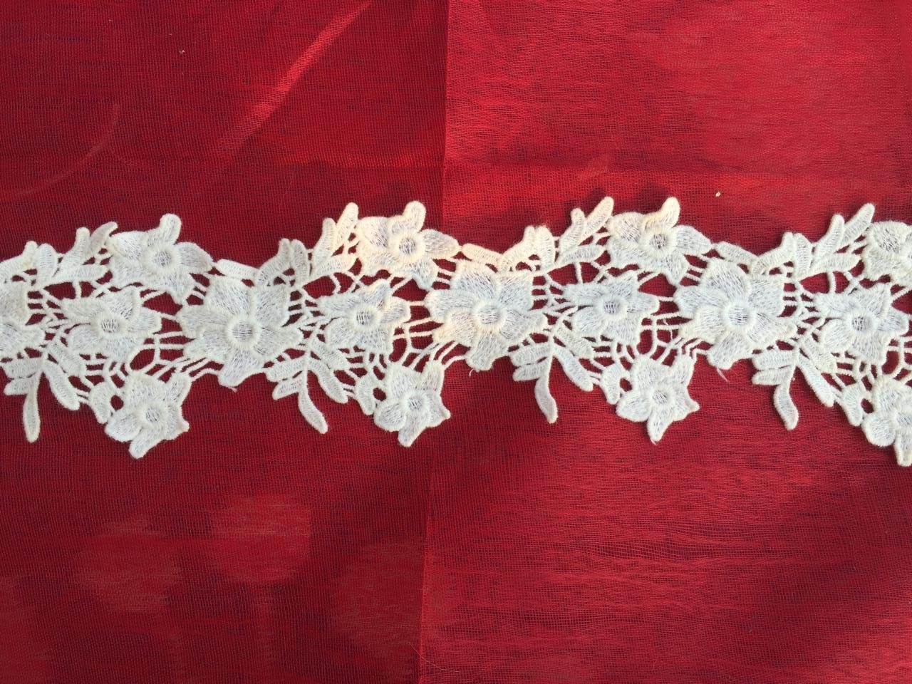 cotton flower lace